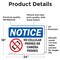 Signmission No Cellular Phones Or Camera Phones Sign With Symbol, 24 in W x Rectangle, Vinyl Decal OS-2PACK-NS-D-1824-L-14434 - alternate 2